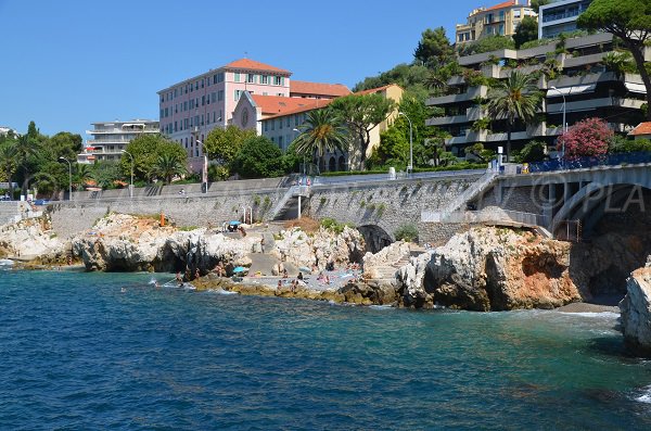 Cove near the Port of Nice - The reserve