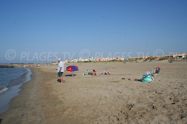 West beach of Richelieu in Cape d'Agde