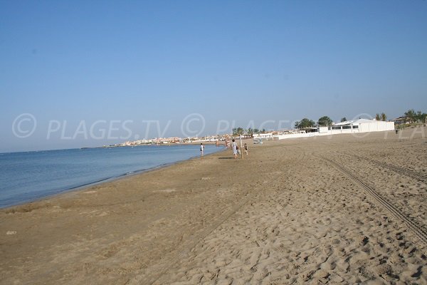 Eastern Richelieu beach in Cape d'Agde