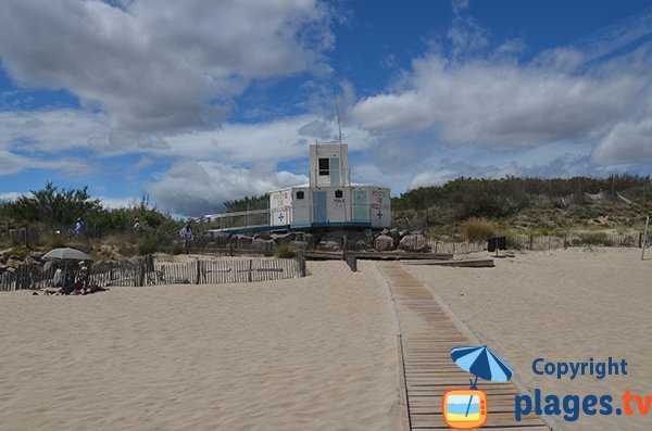 Poste de secours du Pous à Marseillan