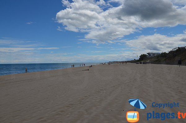 Photo de la plage des campings de Marseillan