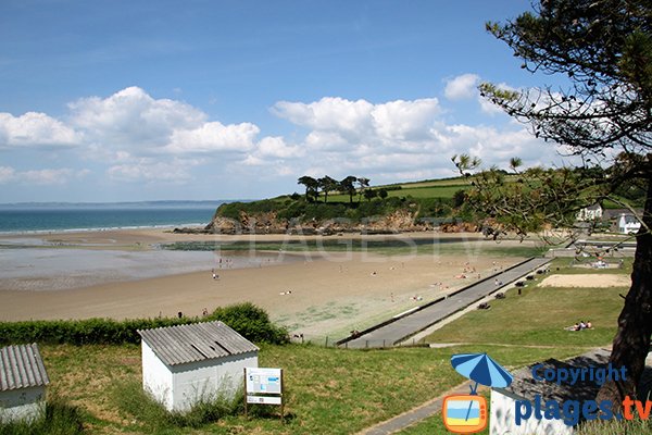 Photo de la plage Le Ris à Douarnenez 