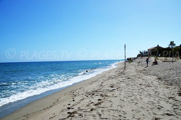 Plage de Riva Bella en Corse