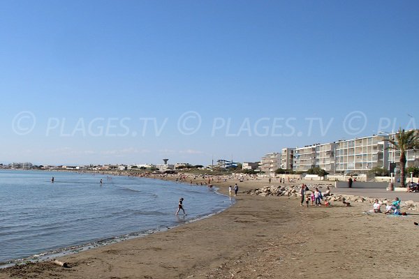 Strand Rive Droite in Grau du Roi - Frankreich