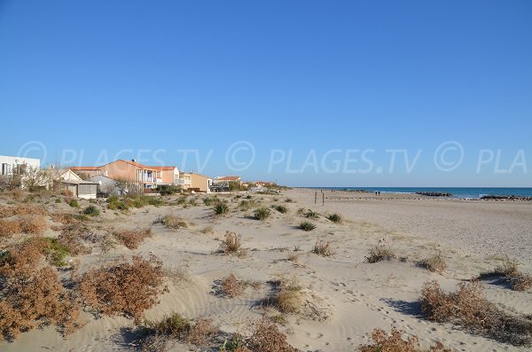 Photo de la plage de la rive Est de Frontignan