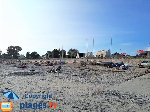 Environnement de la plage de Roaliguen à Sarzeau