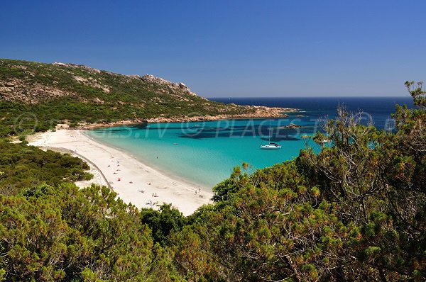 Plage de Roccapina à Sartène (Corse du Sud)