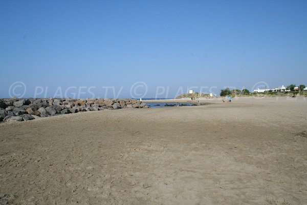 Photo of the Rochelongue beach in Cape d'Agde in France