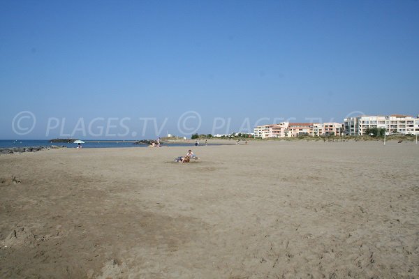 Photo de la plage de Rochelongue au Cap d'Agde