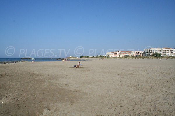 Foto della spiaggia di Rochelongue di Cap d'Agde - francia