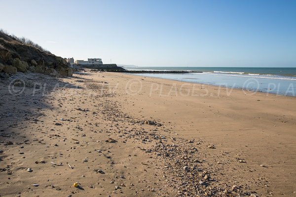 Photo de la plage des Roches Noires de Trouville sur Mer