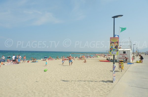 Poste de secours de la plage Rodin à Saint Cyprien