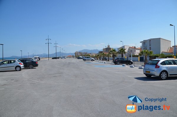 Parking de la plage Rodin