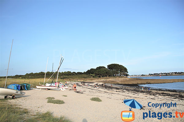 Plage de sable fin