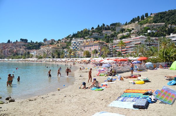 Öffentlicher und privater Strand in Menton - Rondelli