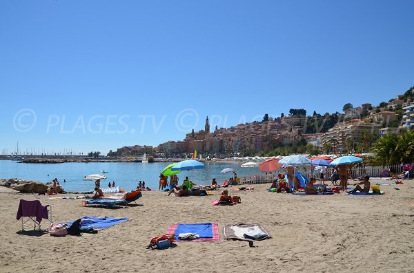 Foto spiaggia di Rondelli a Mentone - Francia