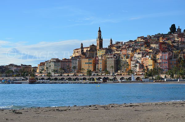 Plage Rondelli à Menton