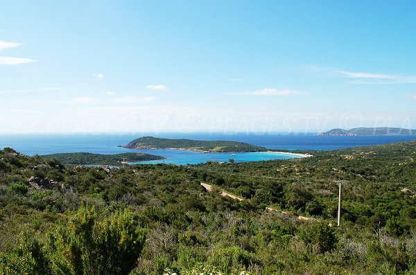 Photo of Rondinara beach in Corsica