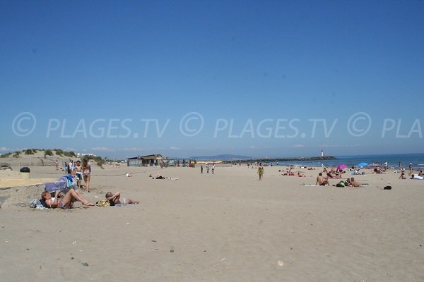 Plage de la Roquille au Cap d'Agde