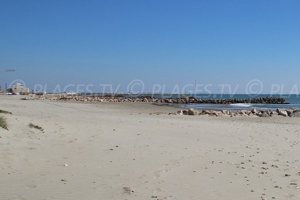 Spiaggia delle Roquilles a Carnon - Francia