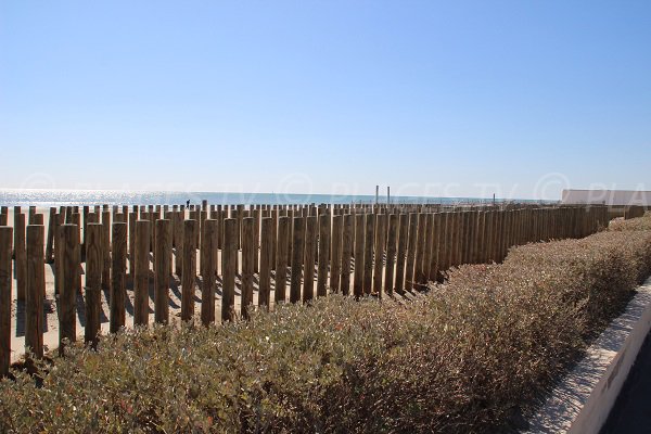 Plage de Palavas les Flots à coté de Carnon-Plage