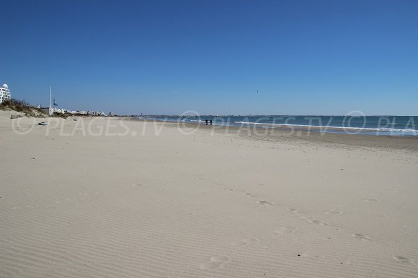 Spiaggia delle Roses des Sables a La Grande Motte - Francia