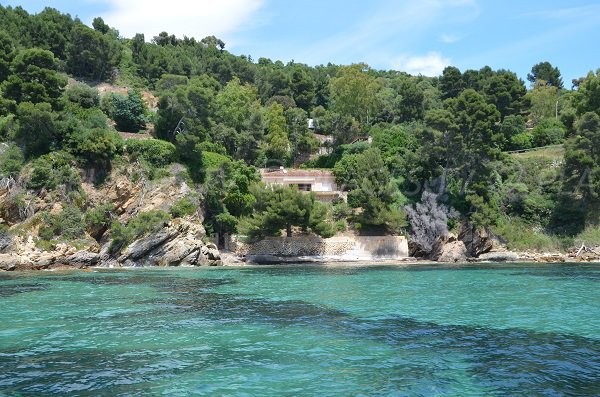 Rossignol beach in Lavandou - France