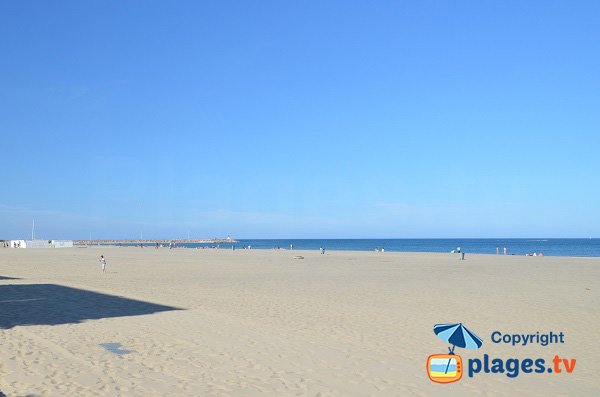 Photo de la plage du Roussillon au Canet