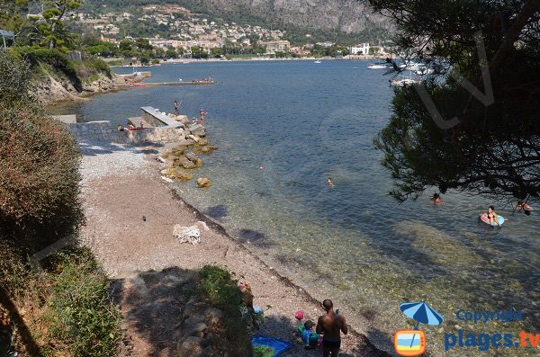 Crique de Rouvier avec son ponton - Saint Jean Cap Ferrat