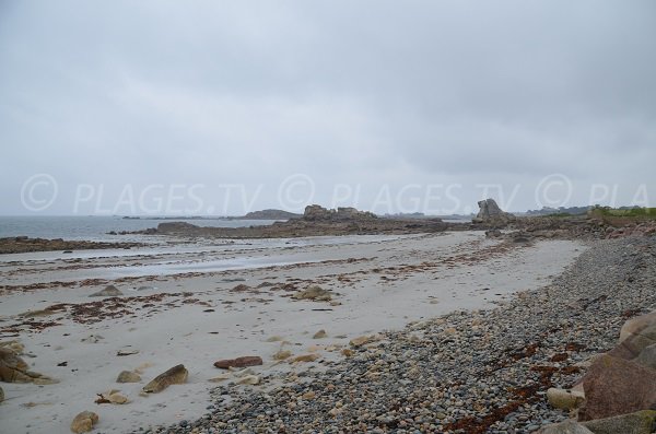 Plage du Royau à proximité des campings de Trévou Tréguignec