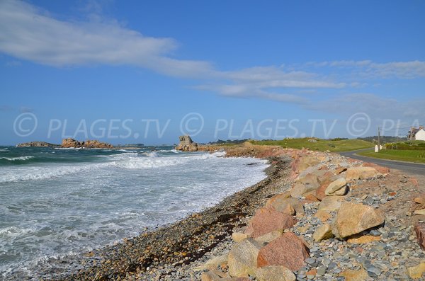 Photo de la plage du Royau à marée haute