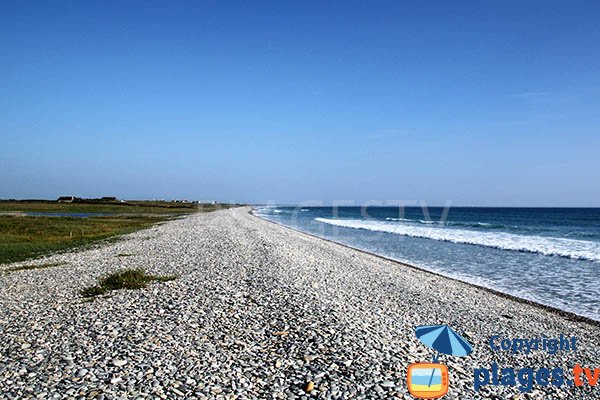 Grande plage de Plovan en Bretagne