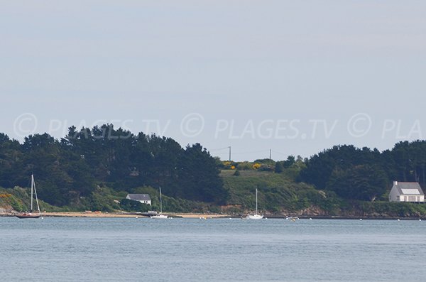 Photo de la plage de Rudel sur l'Ile aux Moines