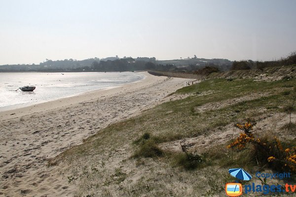 Beach of Ruguel in Roscoff