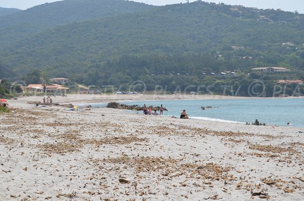 Spiaggia a Ruppione - surf spot della Corsica