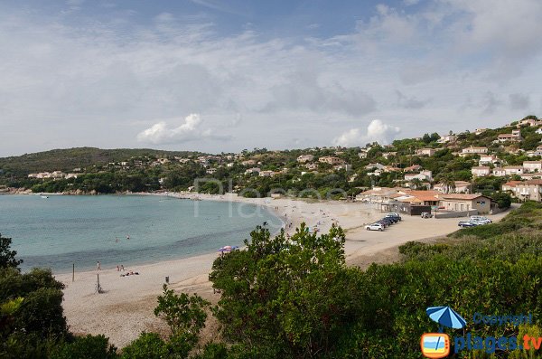 Foto della spiaggia di Ruppione in Corsica