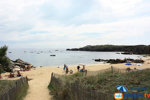 Photo de la plage des Sabias sur l'ile d'Yeu