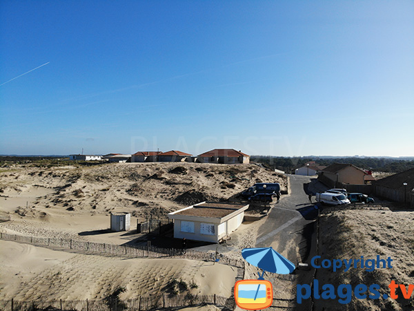 Poste de secours de la plage des Sablères à Vieux Boucau