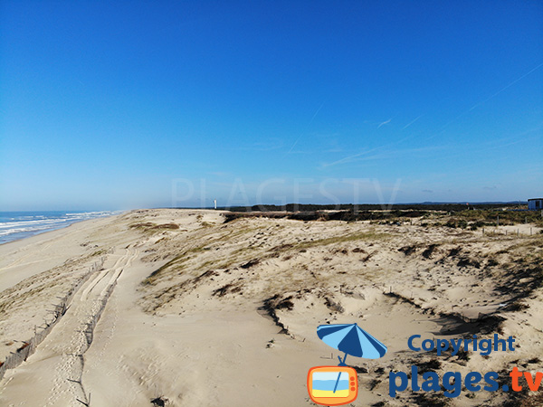 Dunes de Vieux Boucau dans les Landes