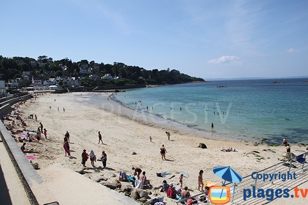 Plage de Tréboul à marée basse - Douarnenez 