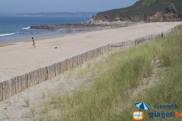 Photo de la plage des Sables Blancs à Locquirec