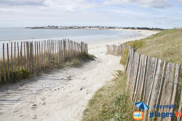 Plage des Sables Blancs à Loctudy - Finistère