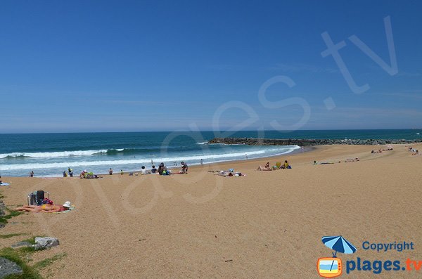 Foto della spiaggia Les Sables d'Or a Anglet in Francia