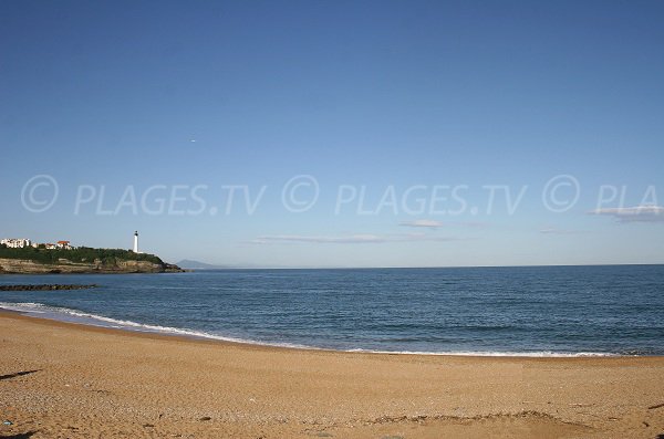 Sables d'Or beach in Anglet in France