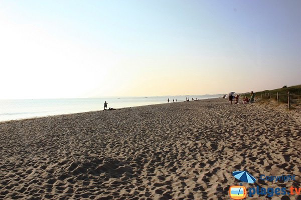Photo de la plage des Sables d'Or à Noirmoutier