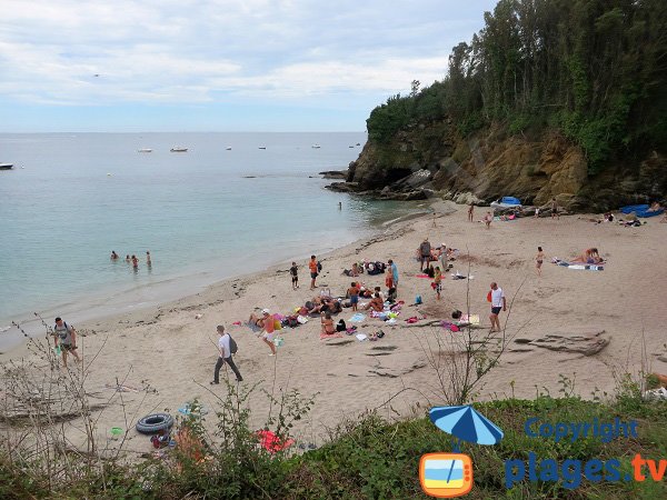 Beach with red sand - Island of Groix