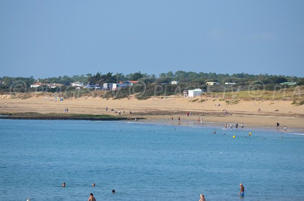 End of Sables Vignier beach of the Oléron Island