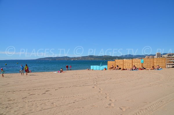 Plage la plus à l'est de Fréjus