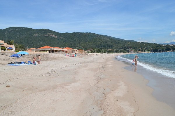 Plage en Corse à Sagone