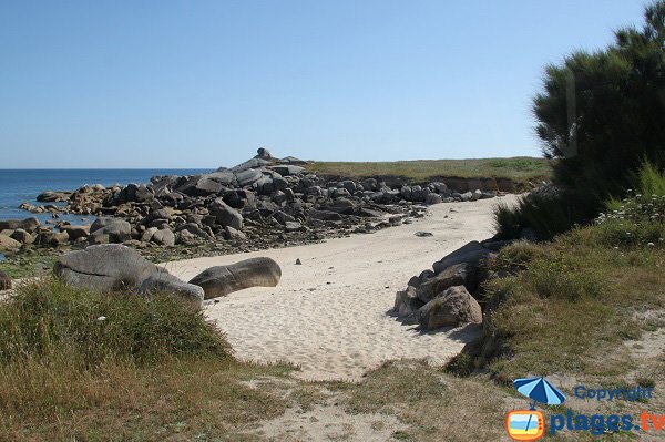 Photo de la crique de Saint Eden à Plouescat en Bretagne